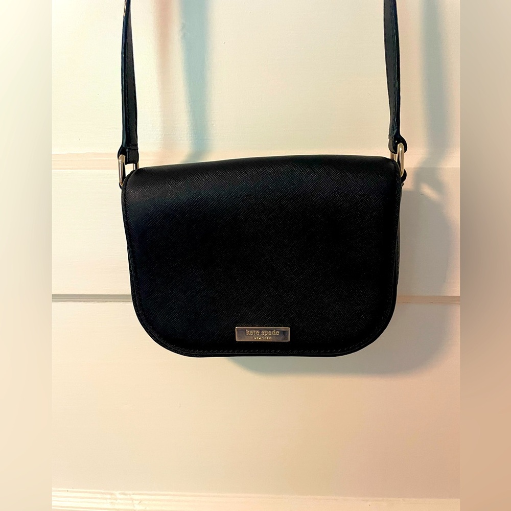 Kate Spade Black Leather Purse - Like New!